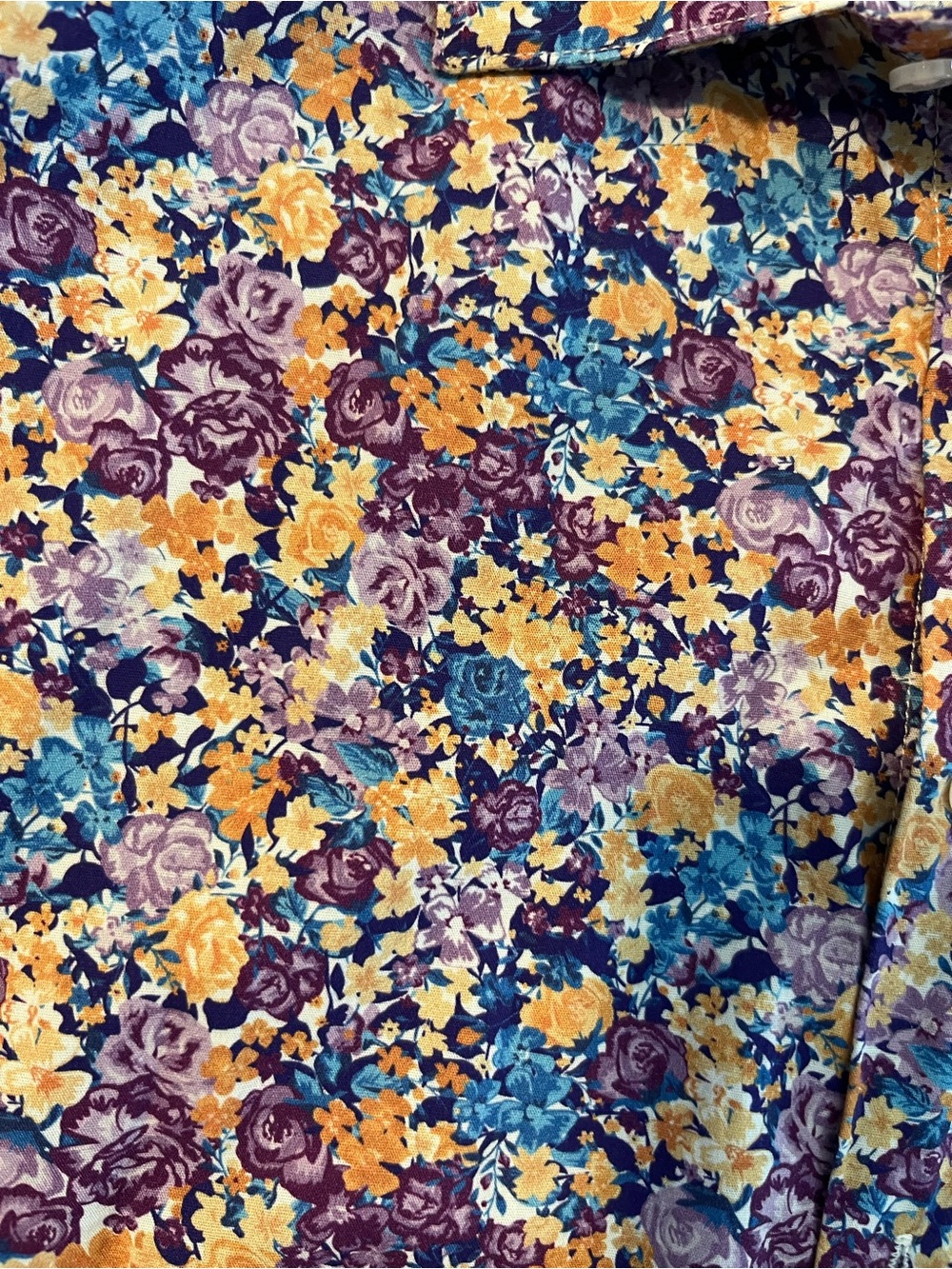 Tayion by Montee Holland Men’s 3XL Floral Button-Up Shirt — Multicolor